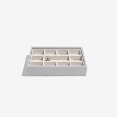 Stackers box na šperky Pebble Grey Mini 11 šedá