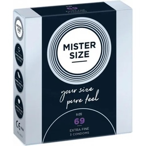 MISTER SIZE Презервативи "mister size" 3 бр. 69 мм. за пениси 14 - 15 см