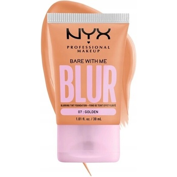 NYX Professional Makeup Bare With Me Blur Tint hydratační make-up 07 Golden 30 ml