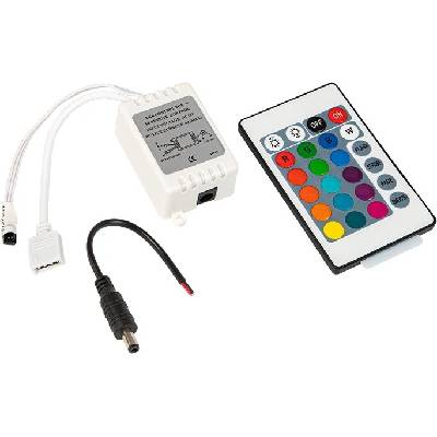PROLECH Ovladač LED pásků RGB 24-KEY dálkové ovládání IR HQ