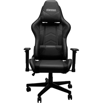Stansson Геймърски стол Stansson UCE600BB в черно и черно (UCE600BB)