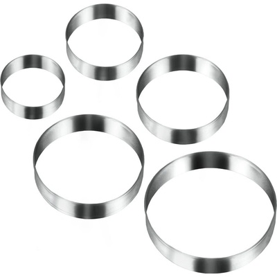Sada 5 vykrajovadiel v tvare kruhu Metaltex Cookie Cutters
