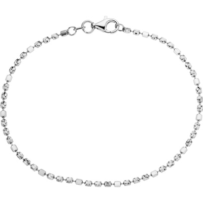 Bealio 10464 stříbrný náramek 3+1 MĚSÍČNÍ brus 17 cm 03-10464-0432
