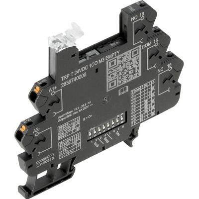 Reléový kontakt samice Weidmüller TRP T 24VDC 1CO M3 EMPTY (2639740000)