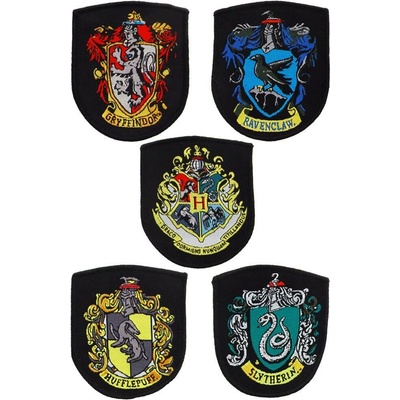 Cinereplicas Harry Potter Patches 5 - pack House Crests