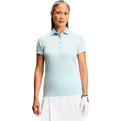 Dámske tričko J.Lindeberg Tour Tech Print Polo Bridge Stack Skylight