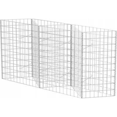 Nabytek XL Gabionový koš pozinkovaná ocel 120 x 30 x 100 cm