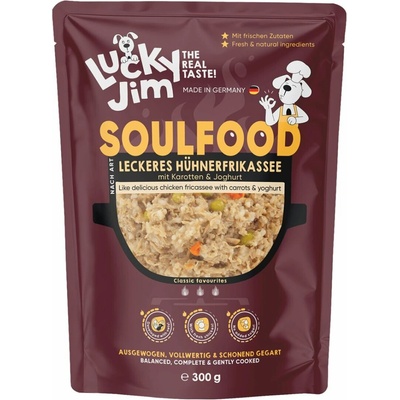 Lucky Jim Soulfood Hühnerfrikassee Kuřecí frikasé s mrkví a jogurtem 300 g