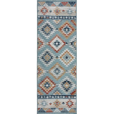Flair Rugs Синя външна пътека 80x230 cm Avery Blue - Flair Rugs (503119376976)