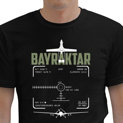 Tričko Striker Bayraktar čierne