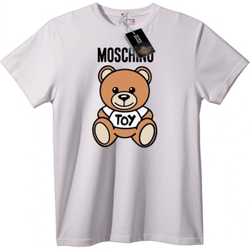 NOONEBRAND Тениска Moschino плюшена мечка - 6XL, White