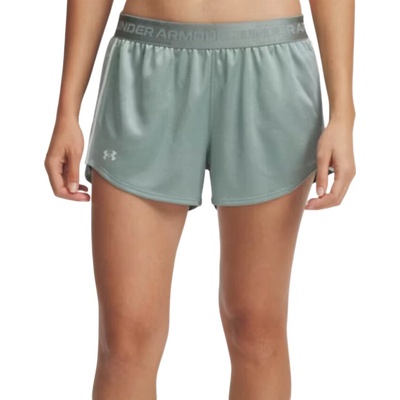 Under Armour dámske kraťasy TECH Play Up SHINE shorts 1389883-348 olivová