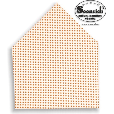 Soonrich šátek oranžový puntík bsp007