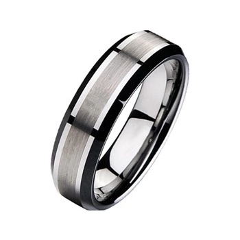 Nubis Wolframový prsten šíře 7 mm NWF1014 7