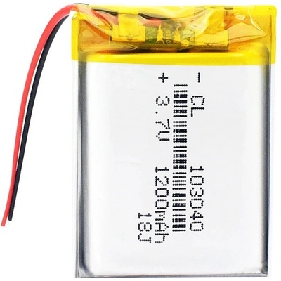 Li-Pol batéria 1200mAh, 3.7V, 103040