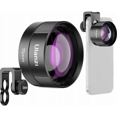Ulanzi Prof. 75mm makro objektiv pro smartphone Telefon Makro / Ulanzi Cl-003 / F009
