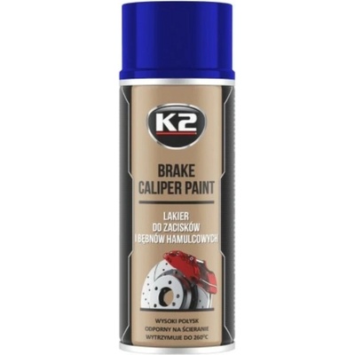 Sprej na brzd. strmene K2 Brake Caliper Paint Modrý 400ml