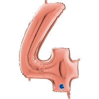 Grabo Fóliový balónik Nafukovacie číslice Rose Gold 66 cm