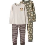 Name it Детско ежедневно термо бельо Name it Kid's Nightset 2-Pack Everyday base layer - Dusty Olive Bear AOP and YD - размер 86/92 (EU) (714-2116-0111)
