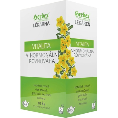 Herbex Lékárna VITALITA a hormonální rovnováha 20 x 3 g