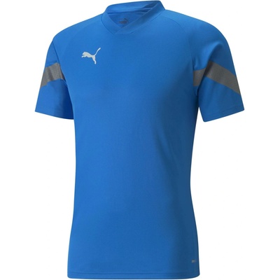 Puma pánske športové tričko teamFINAL Training Jersey modrá tmavo sivá