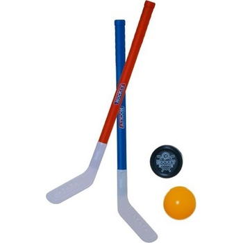 Hokejka 71 cm 2 ks s míčkem a pukem