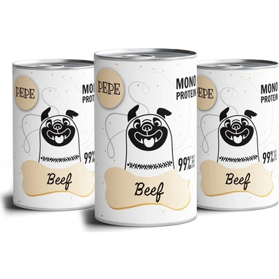 Pepe Adult mono protein Hovězí 3 x 400 g