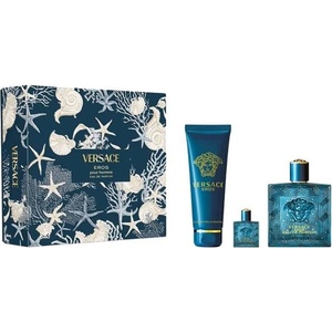 Versace Eros Eau de Parfum Комплект (EDP 100ml + EDP 5ml + SG 150ml) за Мъже