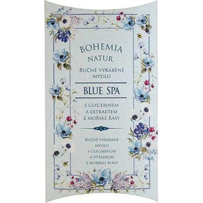 Bohemia Gifts & Cosmetics ručne vyrábané toaletné mydlo blue spa 100 g