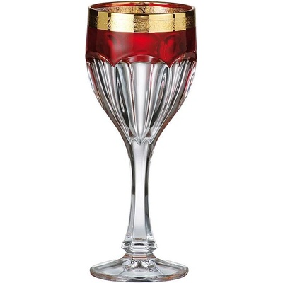 Crystal Bohemia BOHEMIA SAFARI RUBIN POHÁR NA VÍNO 6 x 290 ML