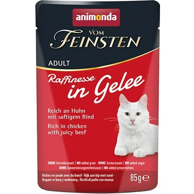 Animonda Vom Feinstein Raffinesse in Jelly kura a hovädzie 85 g