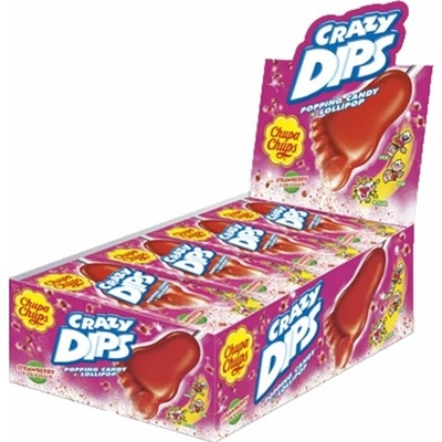Chupa Chups Crazy Dips Jahoda 24x14g