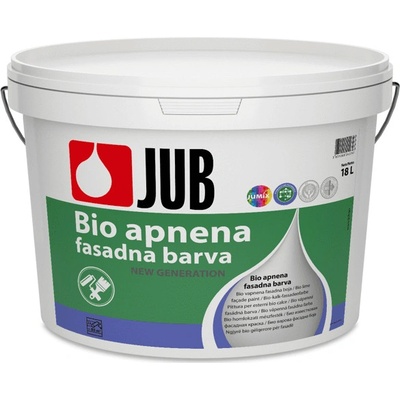 JUB Bio vápenná fasádna farba Biely 18L