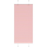 vidaXL Плисирана щора, розова, 65x150 см, ширина на плата 64, 4 см, полиестер (4015442)