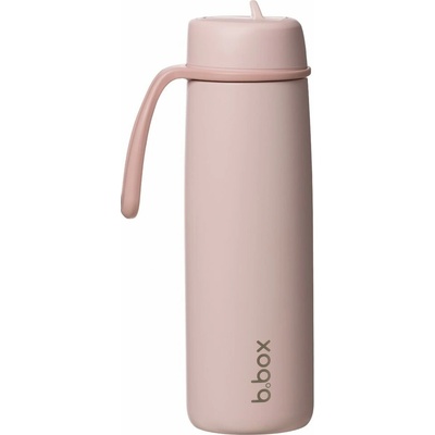 b.box nerezová termolahev s brčkem 690 ml blush crush