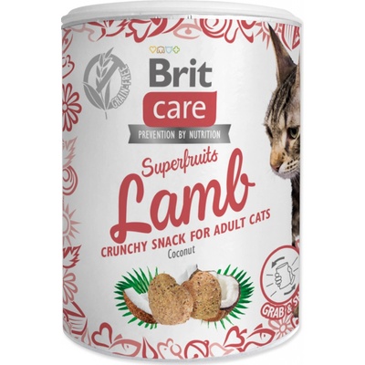 Brit Care Cat Snack Superfruits Lamb with Coconut 100 g