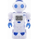 Teddies Robot jezdící plast 27cm EN mluvící na baterie se světlem se zvukem v krabici 18x28x11,5cm