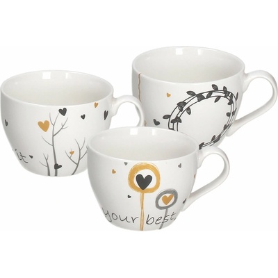 Tognana Sada hrnčekov IRIS GOLDY 6 x 400 ml