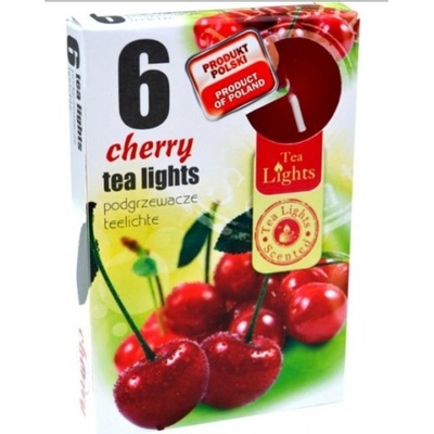 Admit Tea Lights Cherry 6 ks