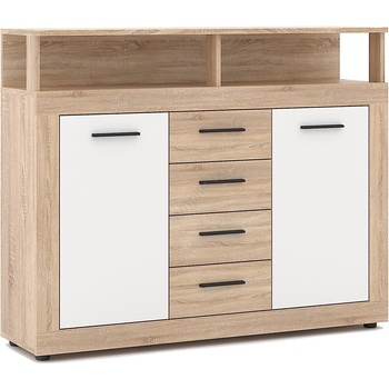 Wipmeb Sp. z o. o Комод runa дъб сонома/бял (wm0012)