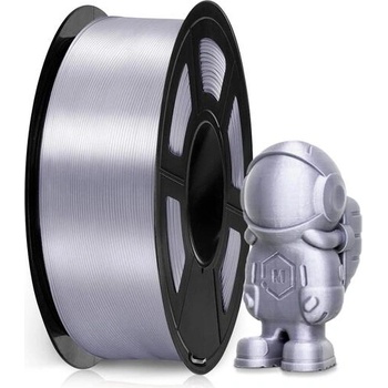 Консуматив за 3D принтер Silk, PLA+, 1.75 mm, 1 kg, сив (3D-C FIL PLA+SSP)