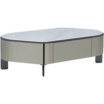 Image 1 of Carmen Холна маса palmer - бял-капучино