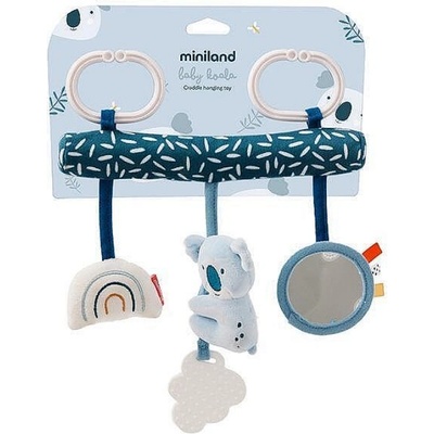 Miniland Сензорна играчка Miniland - Koala, с огледало и гризалка (97383)