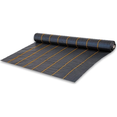 Bradas Tkaná mulčovacia textília čierna 1,6 x 100 90 g/m² m