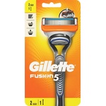 Gillette fusion 5 мъжка самобръсначка, 2 ножчета