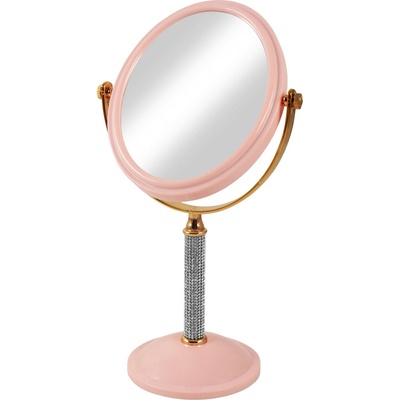 BeautyRelax F13295 zvětšovací zrcadlo oválné růžové – Zboží Mobilmania