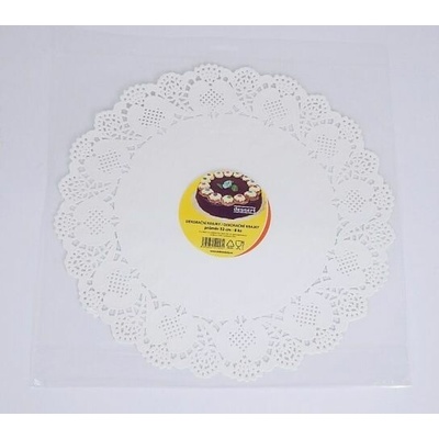 Krajka 8 ks DESSERT kulatá 32cm