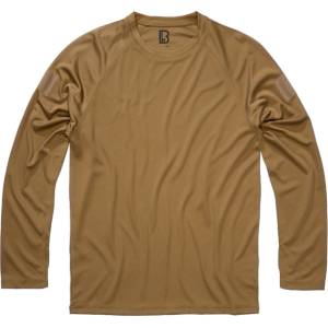 Brandit Мъжка бързосъхнеща тениска с дълъг ръкав Quick Dry, camel (4231.20070)