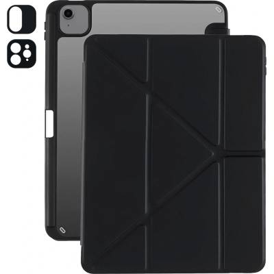 AlzaGuard Clear Flip Case pre iPad Air 11" (M2-M4)/iPad Pro 11" (2018 – 2022) a Pencil – čierne AGD-TCCF080B