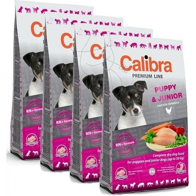 Calibra Dog NEW Premium Puppy&Junior 4 x 12 kg